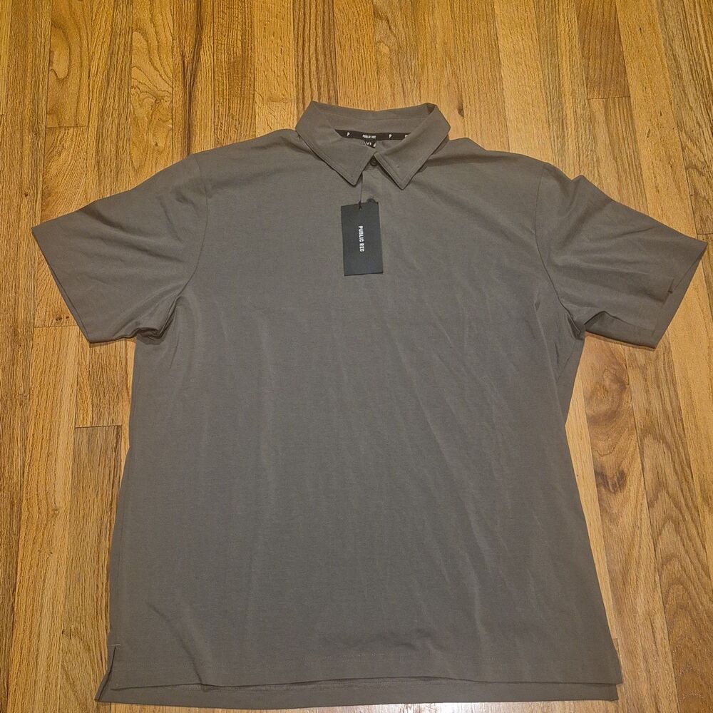 Public Rec Go-To Polo Shirt Short Sleeve Men's Large NWT Green